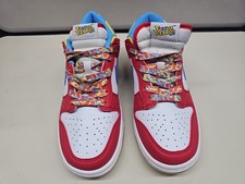 Size 6.5 - Nike Dunk Low x LeBron James x Fruity Pebbles Red