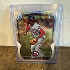 2023 Bowman Chrome - Prospects Edwin Solano #BCP-169 Mojo Refractor (RC)