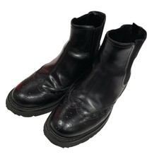 PRADA Short Boots Shoes EU 36.5 US 6.5 Black Authentic
