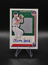 2022 USA Stripes Silhouettes Signature Material Jerseys #66 Oliver Santos SP/250