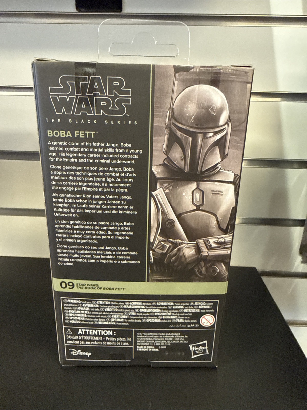 Hasbro Star Wars The Black Series 6 Inch Action Figure BOBF Boba Fett #09