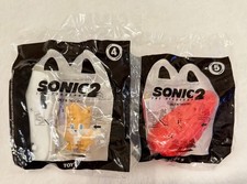 McDonald's Happy Meal Toys 2022 SONIC 2 Lot of 2 4 and 5