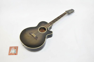 Takamime NPT110-12 12-String Acoustic Electric Guitar Cutaway MIJ Japan Rare