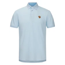 DRAKE Men's Pique Logo Nantucket Breeze Polo (DS4090-NNB)