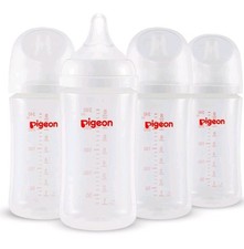 Pigeon PP Baby Bottles 5 fl oz 150ml Pack of 4 CHARITY Anti-Colic 0 Months