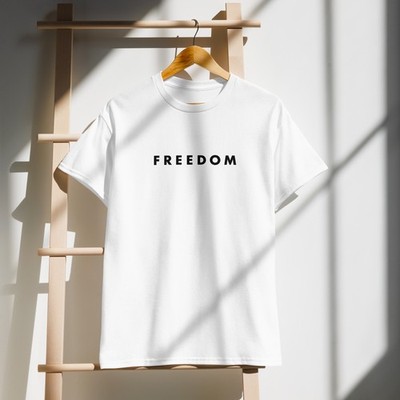 FREEDOM T-Shirt, Charlie Kirk, Tribut, Free speech, Turning Point USA, Protest