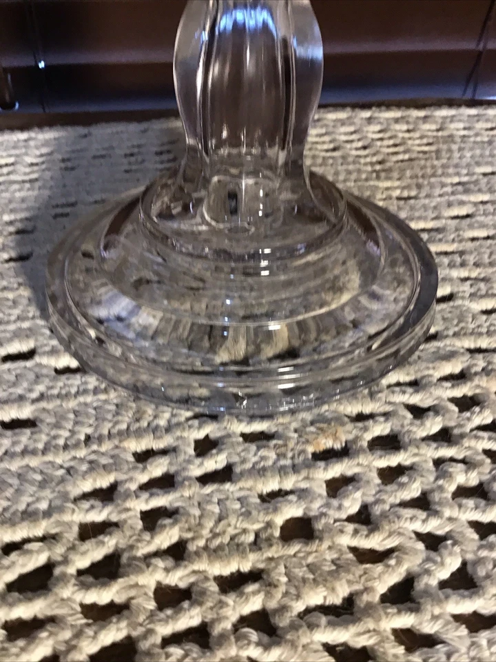 "Antigua lámpara de aceite de vidrio con pedestal ornamentado de 17"" 1872 con mecha" Foto 3 de 4