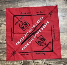 Vintage 2003 Daytona Speedweek Dodge Bandana/  Grab Life By The Horns  