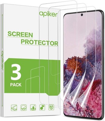 apiker Displayschutzfolie kompatibel mit Samsung Galaxy S20, 3 Stück, weiche 