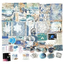 100 PCS Vintage Pack Journaling Scrapbooking Supplies