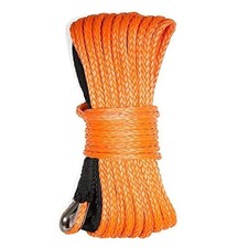 Synthetic Winch Rope 516 Inch X 100ft 12000lbs Synthetic Winch Line Cable Ro...