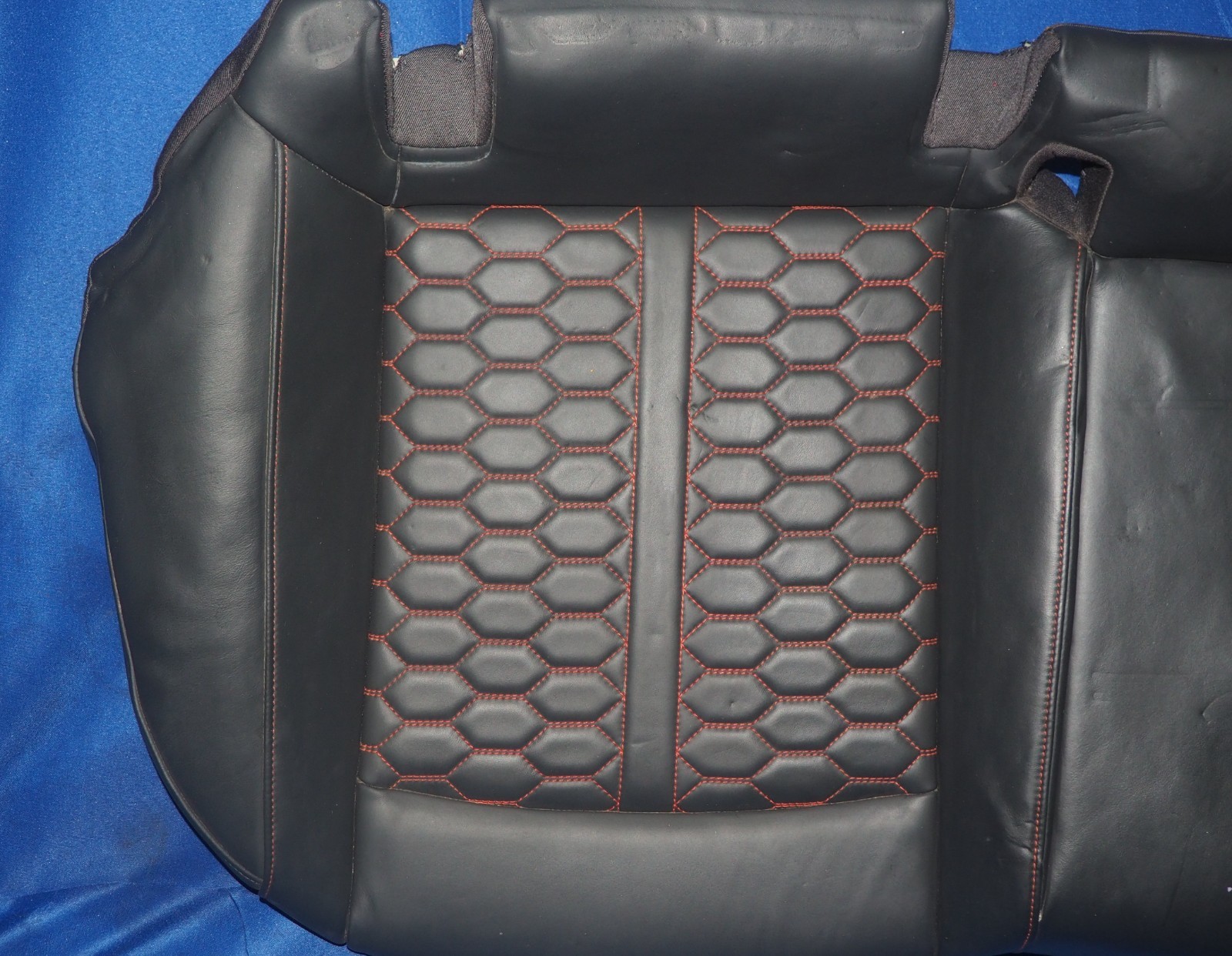 2018-2025 Audi RS5 Sportback Rear Lower Seat Bench Cushion W/Red OEM *Indents*