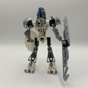 Lego Bionicle 8571 Toa Nuva Kopaka Ice Figure White NO - MASK Canister Manual