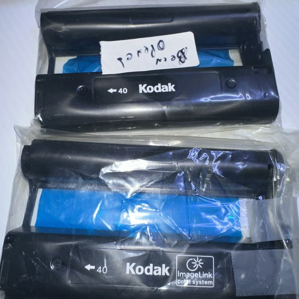 Kodak PH-160 Lot: 3 Paper Trays , 2 Opened Ink Cartridges, and 260 Sheets 4x6" - Image 3 of 4