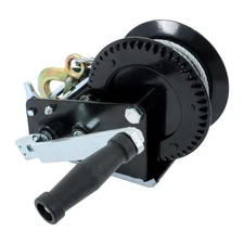 Hand Crank Winch 3500 lbs Boat Trailer Winch Heavy Duty 33 ft Steel Wire Cable