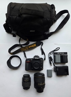 Nikon D750 FX DSLR Kit + 24-120mm VR Lens + Extras   ONLY 2,444 Shutter Count