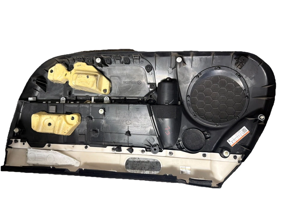 2009 - 2015 MAZDA MX-5 MIATA LEFT DRIVER SIDE INTERIOR DOOR TRIM COVER PANEL OEM - Image 4 of 4