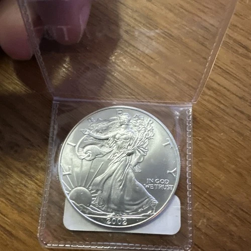 2002 American Silver Eagle 1 oz .999 Fine Silver Uncirculated