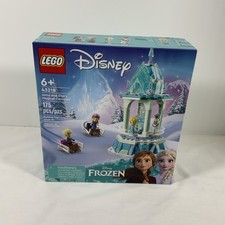 Frozen LEGO Disney Anna & Elsa’s Magical CarouselBuilding Set 43218 New