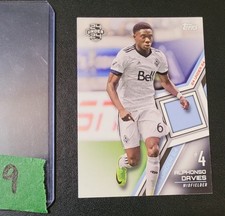 2018 TOPPS MLS Alphonso Davies Rookie card #157  Real Rookie 24 under 24. rookie card picture