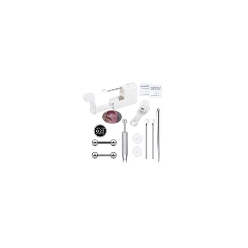 G23 Titanium Cartilage Ear Piercing Kit - Professional 14G Piercing Gun with ... - product listing photo