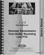 Ford Sherman Tractor Transmission Service & Parts Manual
