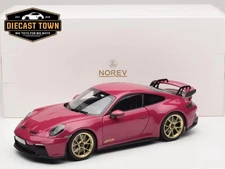 1/18 NOREV Porsche 911 (992) GT3 Ruby Star Neo 187381