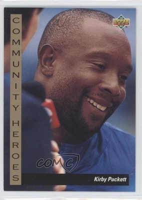1993 Upper Deck Community Heroes Kirby Puckett #34 HOF 9du