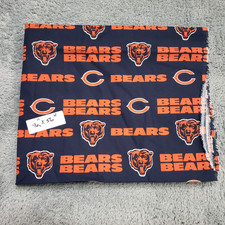 Chicago Bears NFL Logo Fabric 46" long 56" wide N.T.T.