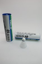 Yonex Mavis 10 White Badminton Volant Nylon Shuttlecock - Lot of 2 Tubes of 6