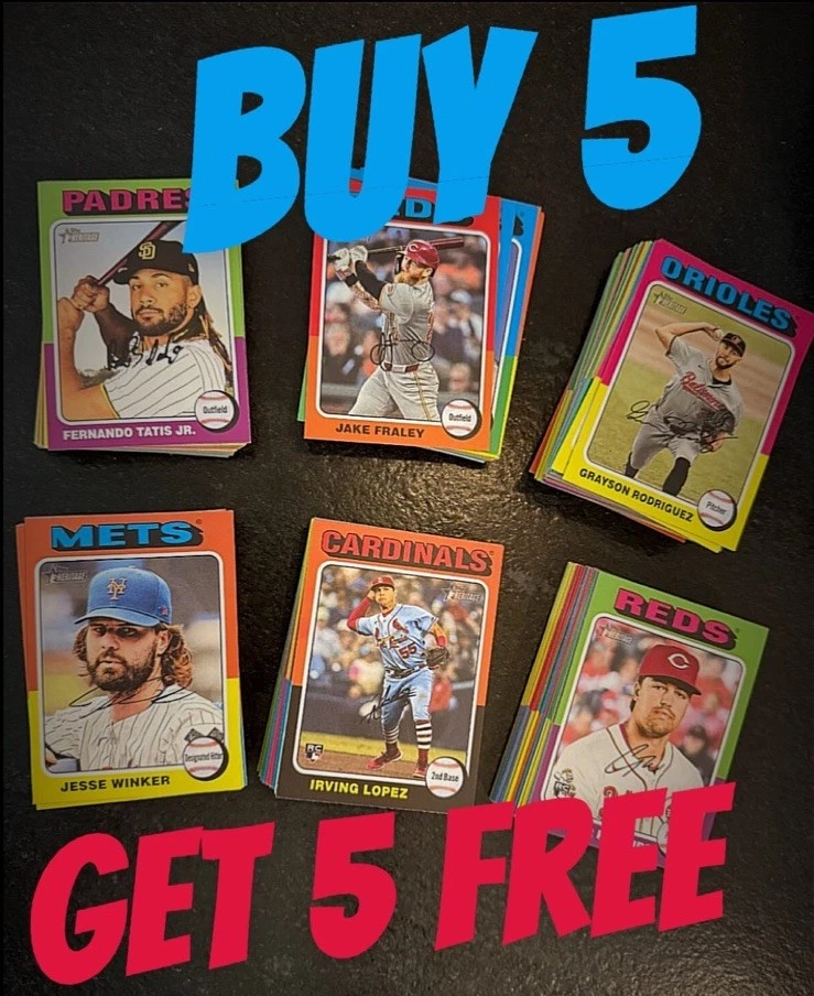 2024 Topps Heritage High Number Single Cards You Pick BUY5GET5FREE (FREE SHIP) - Image 1 of 1