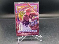 Trevor Larnach 2021 Chronicles Overdrive Purple Velocity #23 Twins RC