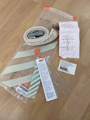 Limitierter OFF-WHITE x Mykonos Industrial Belt Gürtel *selten*