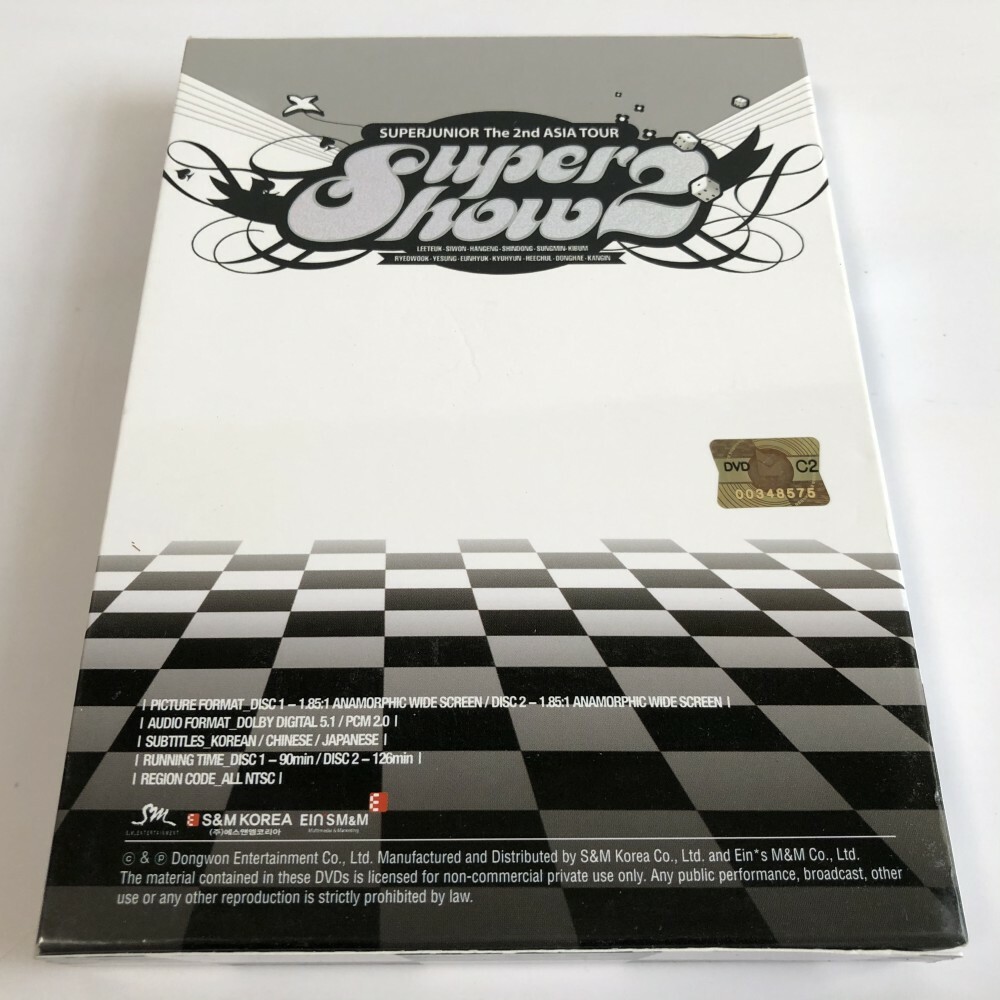 SUPER JUNIOR The 2nd Asia Tour Super Show DVD+PHOTBOOK K-POP