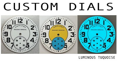 BRAND NEW CONDITION REFURBISHED HAMILTON 16S ''RAILWAY SPECIAL'' DIAL 3-FOOT