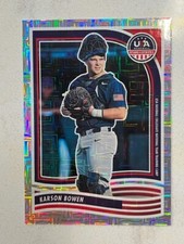 KARSON BOWEN 2024 Panini USA Baseball Stars & Stripes MOJO parallel # 34/49