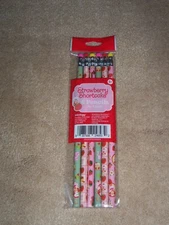 2023 Strawberry Shortcake Retro Wildbrain 6 pack pencil set