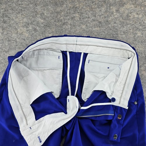RLX Ralph Lauren Shorts Mens 34 Royal Blue Golf Chino Performance DEFECT - Picture 6 of 13