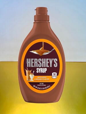 New Exclusive Hersheys Caramel Milk Fruits Dessert Milkshake Syrup Bottle 22oz
