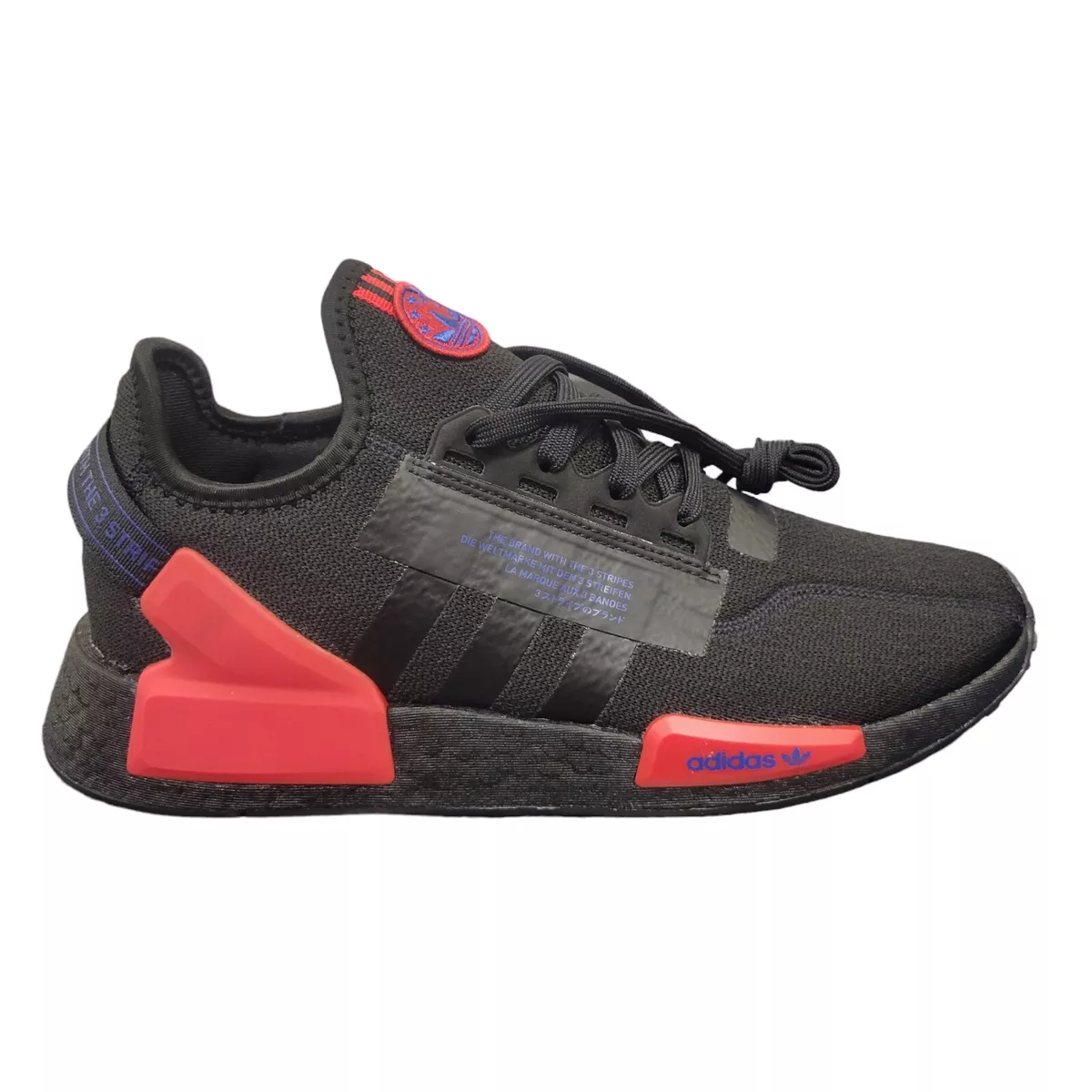 Mens originals nmd clearance r1  black red