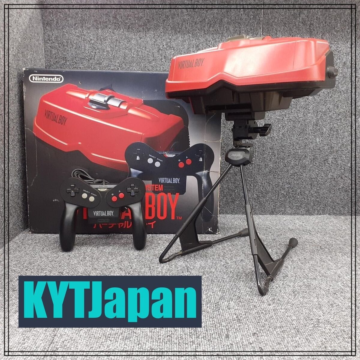Nintendo Virtual Boy VUE-S-RA Game System Black Red JAPAN Nintendo Virtual Boy VUE-S-RA Game System Black Red JAPAN