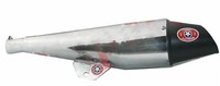 FüR Royal Enfield 350Cc Klassisch Electra Uce Delphin Kurz Auspuff Silencer ECS