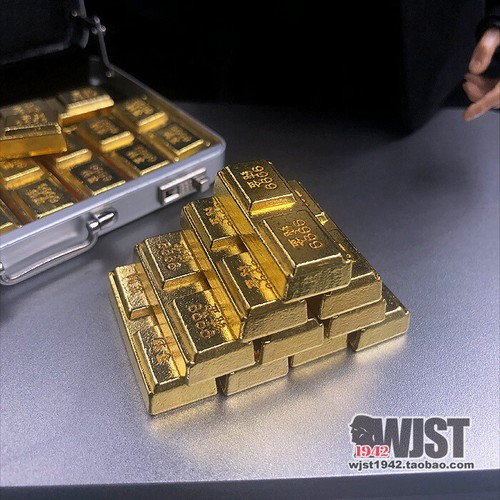 10 Stck. 1/6 Zum Selbermachen Szenenwerkzeug Massiv Gold Steine Modelle Magnet für 12 Zoll Actionfigur - Bild 10 von 12