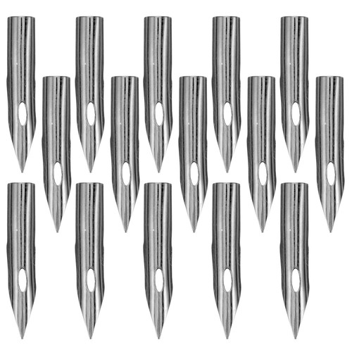 30 Pcs Dip Student Calligraphy Metal Nibs Spare for Fountain Pen
