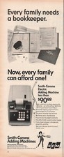 Smith Corona Adding Machine Print Ad Business Office Equipment Advertising 1968