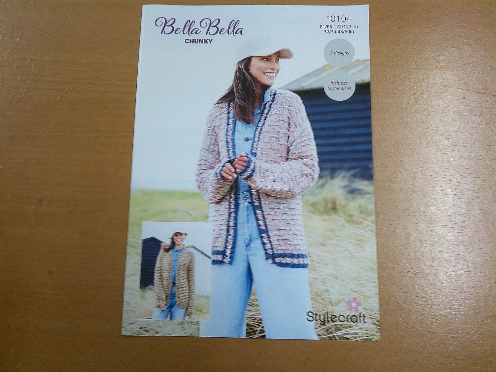 Stylecraft Chunky Knit Pattern 10104 (2 Designs) 81/86 - 122/127 cm Cardigans