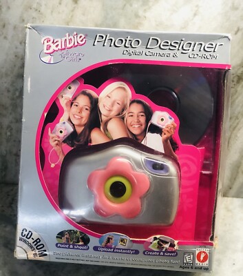 Mattel 20779 Vintage Barbie Photo Designer Digital Camara/CD-Rom
