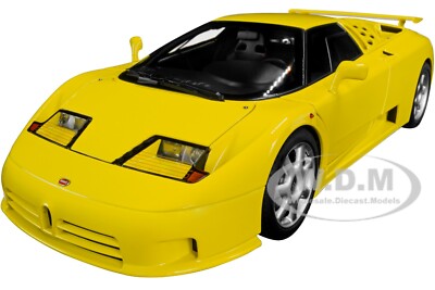 BUGATTI EB110 SS SUPER SPORT GIALLO BUGATTI YELLOW 1/18