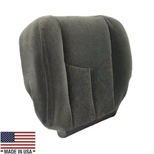 2003 - 2007 Chevy Silverado LT Driver Bottom Cloth Seat Cover Dark Pewter Gray