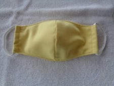 WOW NEW Quality Handmade Designer Custom COTTON Yellow MASK Made In USA L K
